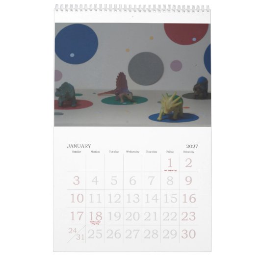 2010: Ein Jahr in Dinosauriern Kalender (Jan 2027)