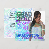 2010 Foto Graduation Party Coral Einladung hinzufü (Vorne/Hinten)