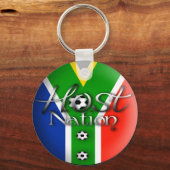 2010 Fußball-Gastgeberland Geschenke & Souvenirs Schlüsselanhänger (Vorderseite)