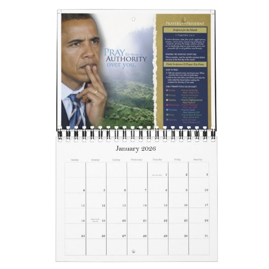 2010 Gebete für den Präsidialkalender Kalender (Jan 2026)
