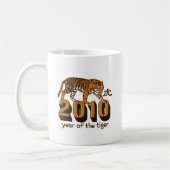 2010-jährig vom Tiger Kaffeetasse (Links)