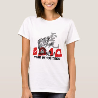 2010-jährig vom Tiger-Symbol T-Shirt