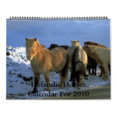 2010 Kalender-isländisches Pferdethema Kalender (Titelbild)