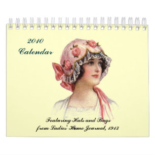 2010 Kalender ~ Mit Hüten und Taschen von 1913