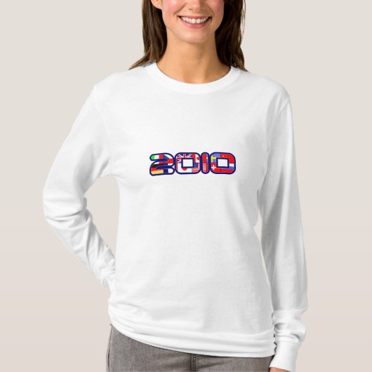 2010 Landesflaggen T-Shirt (Vorderseite)