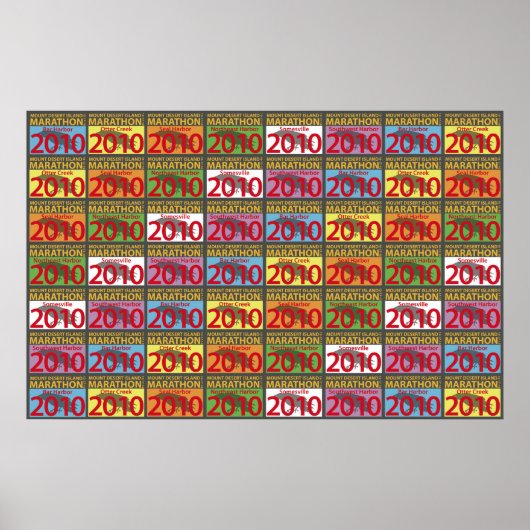 2010 MDI Marathon Artwork Poster (Vorne)