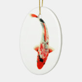 2010 Rot Koi Keramikornament (Links)
