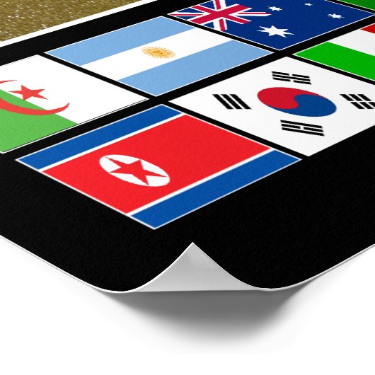 2010 - SA - Welt Poster (Ecke)