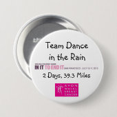 2010 Team-Tanz im Regen-Knopf Button (Vorne & Hinten)