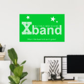 2010 Xband Poster (Lime Green) (Heimbüro)