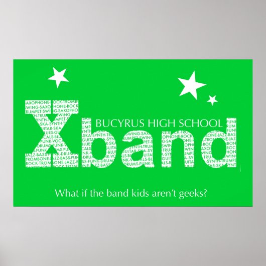 2010 Xband Poster (Lime Green) (Vorne)