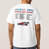 2011 abschüssige Skateboarding T-Shirt (Rückseite)