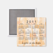 2011 Abstract Mini Kalender Magnet (Vorderseite/Rückseite)