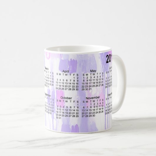 2011 abstrakter Kalender Kaffeetasse (VorderseiteRechts)