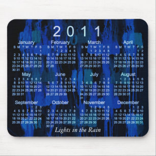 2011 abstrakter Kalender Mousepad