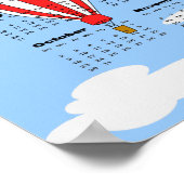 2011 Balloon Calendar Poster (Ecke)