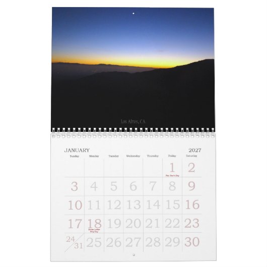 2011 Bucht-Bereichs-Kalender Kalender (Jan 2027)