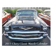 2011 Chevy Classic Muscle Calendar Kalender (Titelbild)