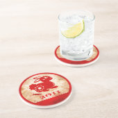 2011 Chinesisches Neujahrsfest des Kaninchens Getränkeuntersetzer (Seite)