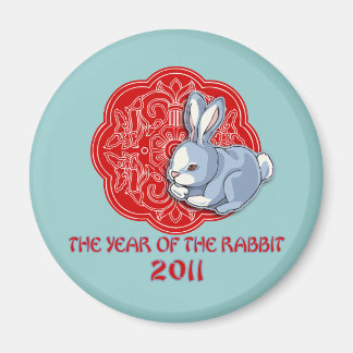 2011 Das Jahr der Kaninchengeschenke Magnet
