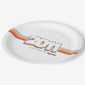 2011 Die Geburt von Legenden Pappteller (Schrägansicht)