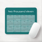 2011 grundlegender Kalender Mousepad (Mit Mouse)