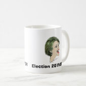 2011 Hillary wählen Kaffeetasse (VorderseiteRechts)