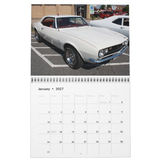2011 Hot Chevys Camaro Kalender (Jan 2027)