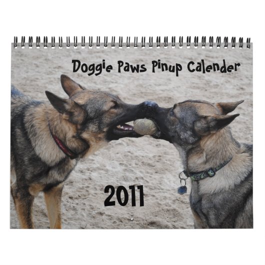 2011 - Hündchen-Tatzenpinup-Kalender Kalender (Titelbild)