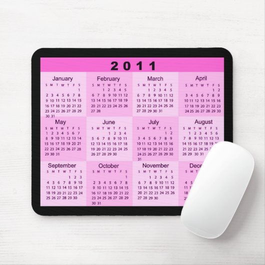 2011-jährig tragen Sie auf einen Blick ein Mousepad (Mit Mouse)