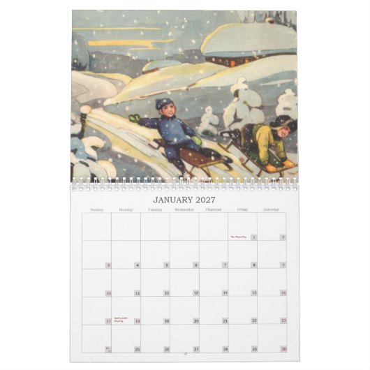 2011 Kalender ~ Vintages Estland (Jan 2027)