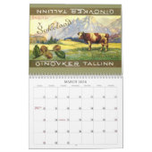 2011 Kalender ~ Vintages Estland (Mär 2026)