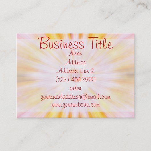 2011 Kalender-Visitenkarten Visitenkarte (Vorderseite)