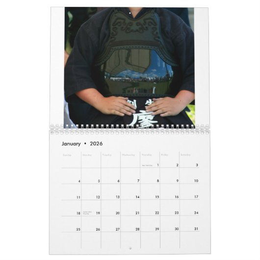 2011 Korken Budokai Kalender (Jan 2026)