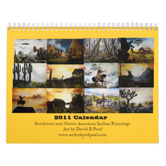 2011 Kunst im Südwesten und im Amerikanische Urein Kalender (Titelbild)
