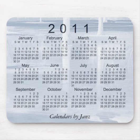 2011 Landschaftskalender Mousepad (Vorne)