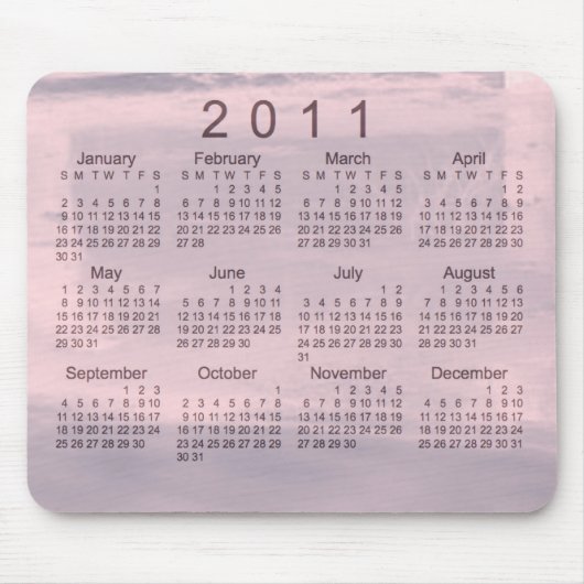 2011 Landschaftskalender Mousepad (Vorne)