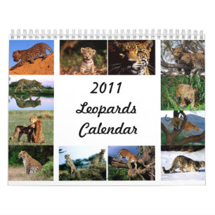 2011 Leopard-Kalender Kalender