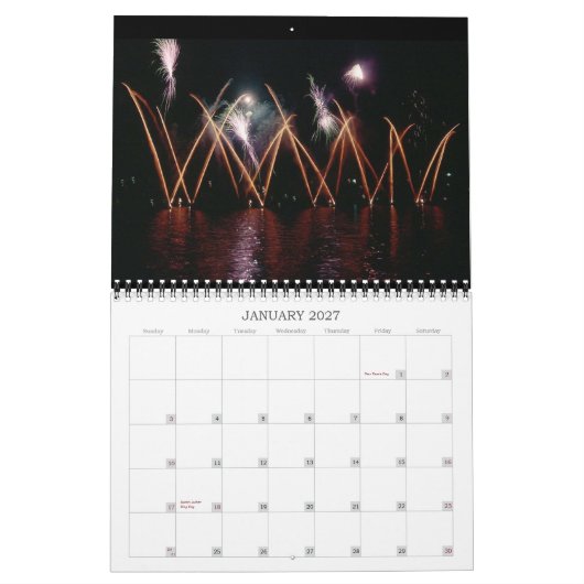 2011 leuchten Sie dem Himmel Kalender (Jan 2027)