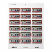 2011 Mah-Jongg Adressaufkleber (Vorne)