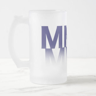 2011, römische Ziffern Mattglas Bierglas