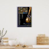 2011 Saison - Fort Campbell Falcon Poster (Küche)