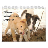 2011 seidene Windhound Welpen Kalender (Titelbild)