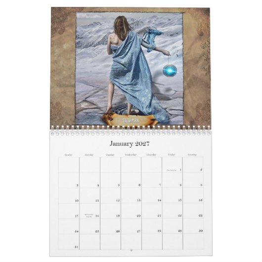 2011 verzauberter Karten-Kalender Kalender (Jan 2027)