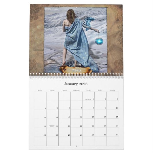 2011 verzauberter Karten-Kalender Kalender (Jan 2026)