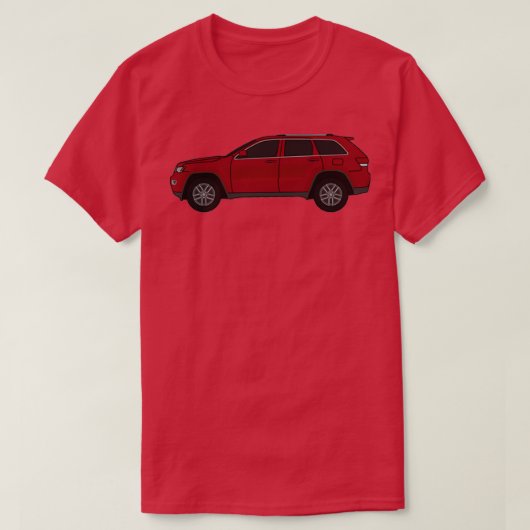 2011Gegenwart SUV 4X4 WK2 rot T-Shirt (Design vorne)
