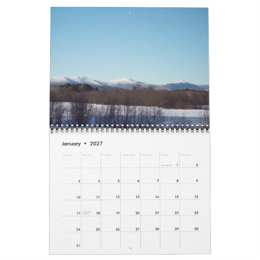 2012 Ansichten von Maine-Kalender Kalender (Jan 2027)