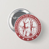 2012 Ausschuss zur Wiederwahl von Barack Obama Button (Vorne & Hinten)