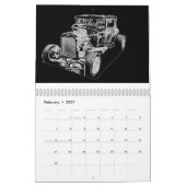 2012 Autos Gestern in Schwarzweiss Kalender (Feb 2027)