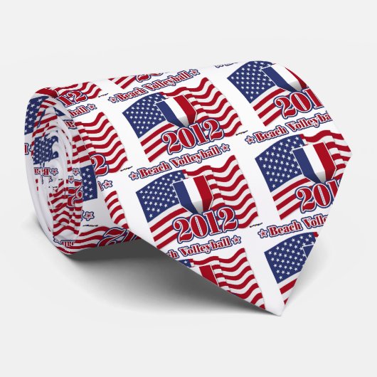 2012 Beach Volleyball Krawatte (Gerollt)